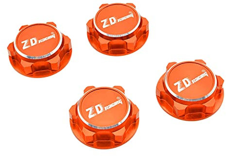 lahomia 4pcs 17mm Sechskant Radmuttern für 1:8 RC Car Truck Ersatzteile Acc - Orange