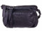 Bagsac Casual Leder Damen Umhängetasche B486002 navy ca. 18x13x5 cm (BxHxT) Handtasche ca. 1 Liter