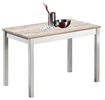 ASTIMESA Fija Küchentisch, Metall, Amundsen, 100 x 60 cm