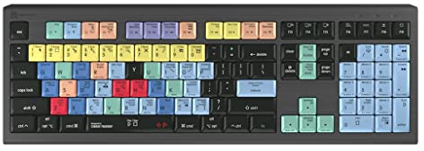 LogicKeyboard Astra 2, Cubase/Nuendo Tastatur, Deutsch, Kompatibel mit Mac, Geeignet für Accessory