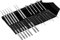MULTIPICK ELITE 27 Lockpicking Set [27 Teile | 0,4 + 0,6 mm] Lockpick Tool, Schlösser knacken - Lock Picks inkl. Spanner - Schloss picking - Profi Dietrich Set - Profi Lockpicking Kit - Pick Set Kit