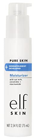 e.l.f. SKIN Pure Skin Moisturizer, Cremige & Schwerelose Tägliche Feuchtigkeitscreme, Hilft Die Hautbarriere Zu Schützen, Vegan & Tierversuchsfrei, 75 ml