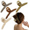 4 Packs de pinces à cheveux larges Pince à cheveux rétro de style coréen Matte Large Size Hair Styling Accessories,5.11inch shark hairpin
