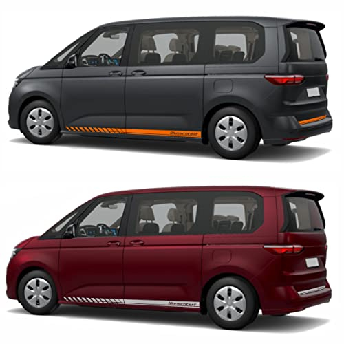 Seitenstreifen mit Wunschtext passend für VW T7 Multivan