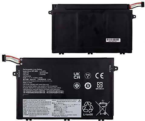 E-yiiviil Replacement Battery L17C3P51 L17L3P51 Compatible with Lenovo ThinkPad E480 E490 E580 E590