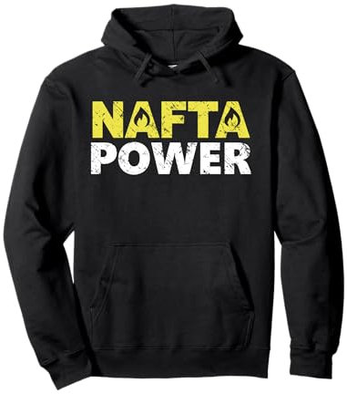 Nafta power per appassionati di trattori mietitrebbie motori Felpa con Cappuccio