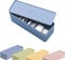 STARRY G Double Layer Cable Tidy Box with Lid, 7 Grids Cable Organizer Box, Large Wire Storage Box for Cables, Charger Plug, Power Strips, Solid Color Cable Management Box (Free 3M Cable Ties Roll)