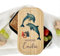 Manufaktur Liebevoll - Personalisierte Brotdose mit Fächern, Edelstahl Lunchbox mit Bambus Deckel u. Trenner, Nachhaltige Brotbüchse | Mädchen, Jungen (Motiv Delfine, Edelstahl | S)