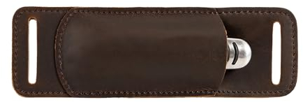 Knife Sheath,Leather Knife Sheath for Belt,Horizontal Carry Pocket Knife Holder,EDC Belt Organizer,Handmade Compact Draw Knife Holster,EDC Pocket Organizer,Sheath for Folding Knife,Gifts for Men Dad