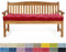 PHUSTJKL Bankauflage Bankkissen 150X40X6CM Sitzkissen für Bank rutschfeste Bankpolster Gartenbankkissen Rückenkissen Schaukel Stuhlkissen für Outdoor/Indoor Gartenmöbel Terrasse-Rot