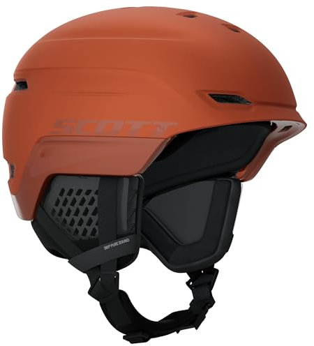 Scott Chase 2 Helmet Orange-Rot - Komfortabler vielsetiger Wintersporthelm, Größe S - Farbe Rust Red
