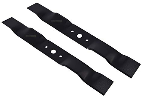 2 cuchillas para tractor cortacésped de 49 cm compatibles con Hurricane HTG 98 SD / 98SD / HTG98SD
