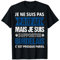 Supporter Bordelais Cadeau Football Supporter De Bordeaux T-Shirt
