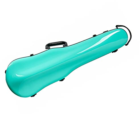 Fachmann Geigenkoffer Grüner Geigenkasten In 4/4-Größe, Kohlefaser-Geigenkasten Mit Tragegurten, Leicht Zu Tragen Geigenkoffer