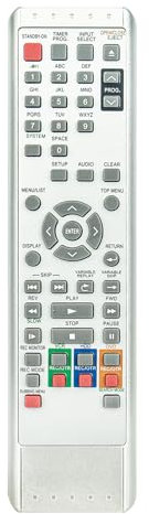 AULCMEET NB305 Fernbedienung Ersatz passend für FUNAI DVD HDD VCR Combi HD-RD2885 HDR-D2835 HDR-D2835D HDRD2885 HDRD2835 HDRD2835D