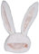Hasenohren-Cosplay-Mütze – Lustiger Plüsch-Hasenhut Für Partys, Cosplay-Events – Weiß, Unisex, Hasenohren-Kostümmütze