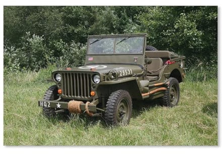 Puzzles 1000 Teile für Erwachsene,Parken Sie den Jeep,Klassische Puzzle Teenager Jungen Mädchen Puzzle Lustige Familienpuzzles In Premium-Qualität Zum Geburtstag(75x50cm-E50