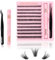 Kiusatig Ciglia Finte Ciuffetti con Colla 190PCS 0.07mm D Curl 8-16mm Mix 30D40D Kit Extension Ciglia Finte Naturali DIY Individuali Cluster Ciglia Cluster Lashes(30D+40D-0.07-D-MIX8-16)