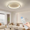 Mikeru Modern 60cm Round Ceiling Light, 3000k-6500k Dimmable Bathroom Ceiling Light, 10% to 100% Brightness Adjustable Ceiling Light for Bedroom, Living Room, Stairwell, Kitchen, Hallway