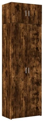 vidaXL Hochschrank Räuchereiche 70x42,5x225 cm Holzwerkstoff, Schrank hoch, Seitenschrank, Badschrank, Schränke hoch, Seitenschränke, Badschrank hoch