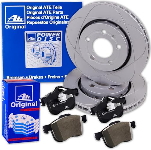 ATE PowerDisc Bremsscheiben 320mm + Beläge vorne für Focus II MK2 2,5 ST