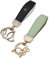 VYIBPDY Porte clef voiture 2 pièces, Porte-clés pour Femme, porte clef homme, Accessoires de Voiture（R）