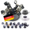 MTE Bewegungstechnik Uhrenbeweger (WTS 4 Anthrazit) bis zu 4 Uhren – Elektronisch gesteuerte Rotation und Pausen – Uhrenbeweger für Automatikuhren – leiser Watch Winder – Made in Germany
