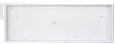 Sumgsn H60 Aluminum Keyboard Case 60% White Customize Keyboard Housing Fit for wooting Keyboards Rakka 61/64 Mechanical Keyboard