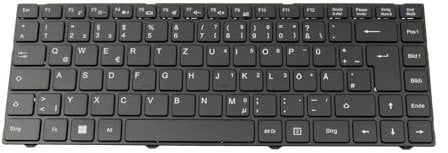 MEDION 40078995 Original Tastatur DE (deutsch) schwarz/schwarz für Akoya E14412 (SF40CM)