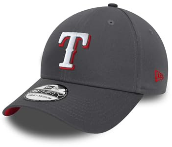 New Era Baseball Cap Kappe 39Thirty Modell gebogener Schirm Stretch-Material MLB Accessoire grau
