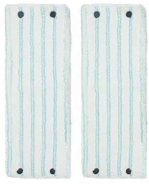 KADILRTV Compatible avec Leifheit, Twist M Micro Duo Mop, 2 Pièces De Rechange for Balai Plat Humide Et Sec, Accessoires en Microfibre