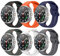 Astorgos Pack de 6 Correas Deportivas Compatible con Samsung Galaxy Watch 8 40mm 44mm/Galaxy Watch 8 Classic 46mm, Pulsera de Silicona Suave para Hombre Mujer, M/L, Multicolor A