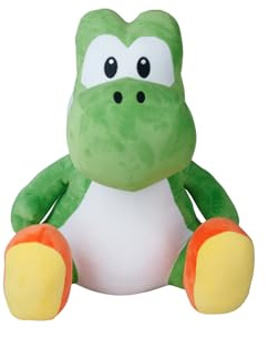 Simba Super Mario Giant Yoshi Plüsch – riesiges Kuscheltier 60 cm, detailgetreue Nintendo-Figur, weicher Plüsch für Babys, Kinder & Fans, ab 0 Monaten