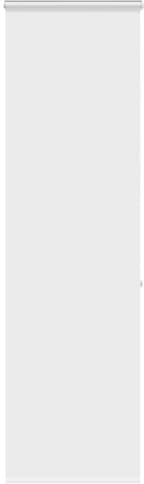 HFXHIJXQ Weißes Duschrollo 70x240 cm PEVA wasserabweisend Alu-Kassette platzsparend kindersicher Bad Gäste-WC Jalousie ohne Bohren