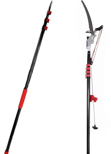 Telescopic Tree Pruner with Extendable Pole and Cutting Blade for Professional Trimming and Pruning
