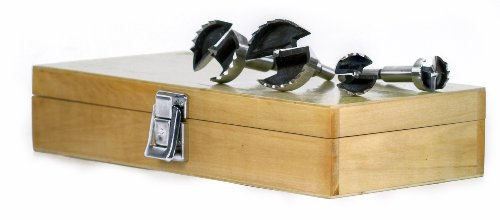 holz-metall Premium Forstnerbohrer, Lochbohrer 16 stck 10-50 mm gezahnt Made in Germany