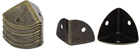 sourcing map 20 Stück 25mm x 25mm Kantenabdeckung Eckenschutz Metallecken Für Tisch DE de