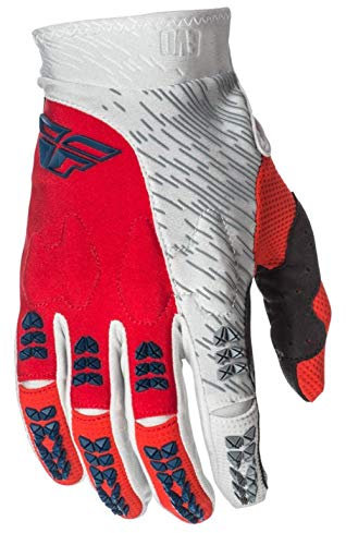 Fly Racing Herren Evolution 2.0 Handschuhe (rot/grau/weiß, Größe 12)