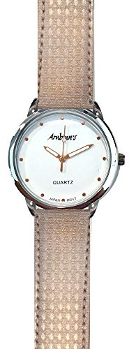 ARABIANS DBP2262R - Men's Analogue Watch, White/Pink