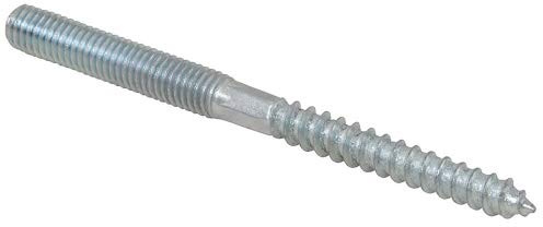 100 Stück - Stockschraube M8x50mm H7 - H8 Edelstahl (V4A) - Länge 50 mm - Material V4A - Holzgewinde H7-H8 - Werkstoff Edelstahl 1.4571 - qpool24