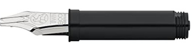 Kaweco CALLIGRAPHY Nib Insert 060 Twin mm Steel with Thread I Suitable for Sport Liliput DIA2 Original Special Student Series I Fountain Pen Stainless Steel Nib for Hand Lettering I Nib: Twin