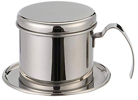 Kaffee-Perkolator, Edelstahl-Kaffeetropfenfilter, Einzelbecher-Kaffeetropfen-Brauerei für den Einsatz in der Küche zu Hause im Freien