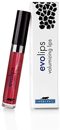 EVOBEAUTÉ evolips Volumizing Lips angel food 5 ml I Lippenfluid mit Volumen-Effekt, farbig I Lipgloss für die Lippenpflege, feuchtigkeitsspendend