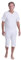 FERRUCCI COMFORT Pigiama Sanitario in Cotone con Zip su Dorso - Unisex - Maniche Corte e Pantalone Corto - 9012/5 - Adatto agli Anziani - Antimanipolazione (Maschile, XXL)