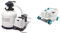 INTEX 3200 GPH Sand Filter Pump W/RCD (220-240 Volt) & Nettoyeur de piscine automatique Zx300 Deluxe