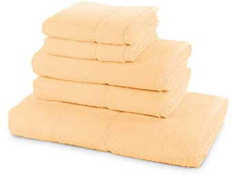 Frottana Handtuchset Pearl 5- TLG Handtücher -, 100% Baumwolle, Maize