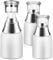 Beavorty 3 Pcs Airless Pump Bottles Acrylic Airless Pump Vacuum Bottles Cosmetic Refillable Airless Travel Lotion Jar With Lid for Thick Moisturizer,Skincare Cream 30ml
