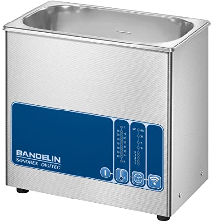Sonorex Digitec DT 100 H (3,0 Liter), Ultraschallreinigungsgerät mit 35 kHz Frequenz, Ultraschallbad aus Edelstahl 1.4301, Ultraschall Reinigungsbad mit 80 Watt Ultraschall-Leistung