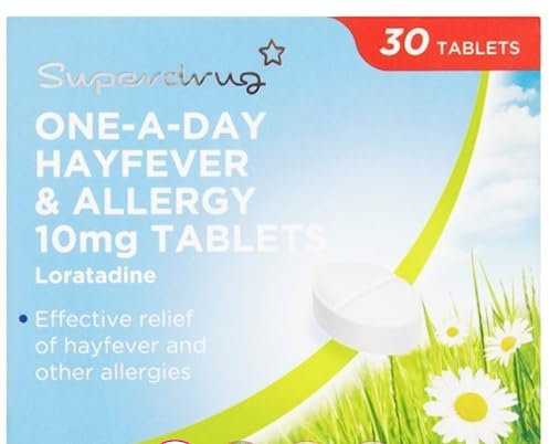 Superdrug Allergy & Hayfever 1 a Day Loratadine 90 Tablets 3 Months Supply (3 X 30)