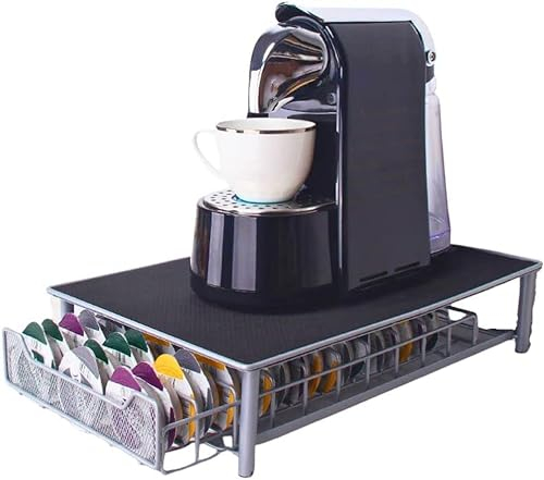 Support à Capsules à Café,Tassimo Tiroirs de Rangement pour Capsulespour 60 Pièces,Porte Dosette de Café,Distributeur Moderne Capsules de Café pour Tassimo